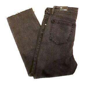 Fashion Nova  Baggy wide Leg black jeans NWT
